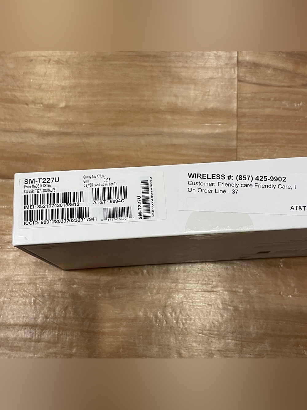 NEW Samsung Galaxy Tab A7 Lite 8.7" (2021, WiFi + Cellular) 32GB (AT&T) Tablet - Picture 2 of 5